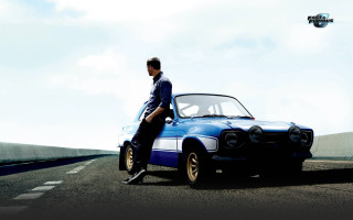 Man leaning blue car road 2 - the hood free wallpaper