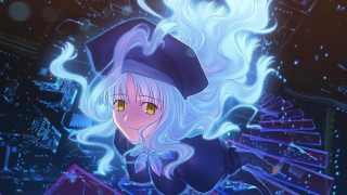 Anime character blue hair black - a black hat free wallpaper