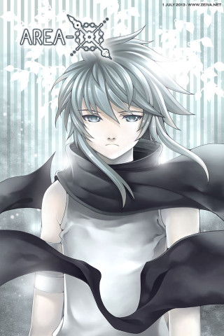 Anime character long hair scarf 2 - anime art free wallpaper for mobile