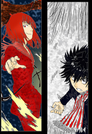 Redhair blackhair vanitas ufotable baioken - ufotable free wallpaper