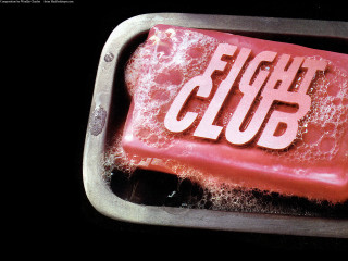 Fight club metal sign foam - sign free wallpaper