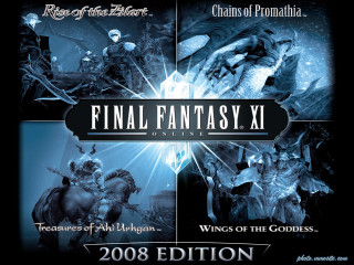 Final fantasy xi game poster - its hand free wallpaper