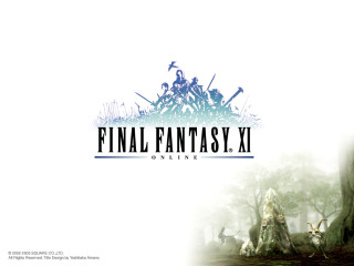 Final fantasy xi man forest - a video game title free wallpaper