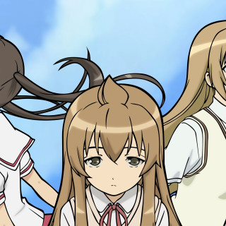 Anime girls long hair white 11 - long hair free wallpaper for tablet