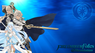 Anime characters swords underwater blue - a white outline free wallpaper