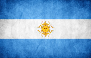 Argentina flag grungy wall sun - emiliano ponzi free wallpaper