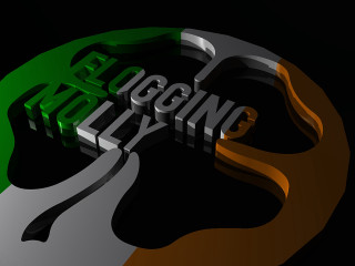 Green orange logo typographic 3d - a 3d image free wallpaper