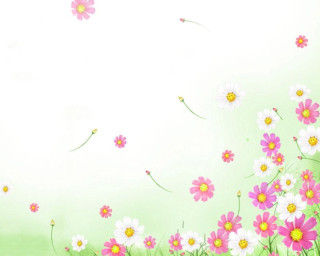 Flower field sky background pink - a white sky in the background free wallpaper