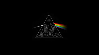 Dark side moon rainbow light 6 - the middle of the picture free wallpaper for desktop