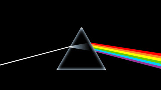 Dark side moon rainbow light 5 - a rainbow light free wallpaper