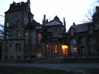Heidelberg school clock tower night - a large building free wallpaper