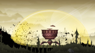 Cartoon tower forest sun background - anato finnstark free wallpaper