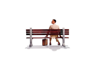 Man sitting bench suitcase hand - m free wallpaper