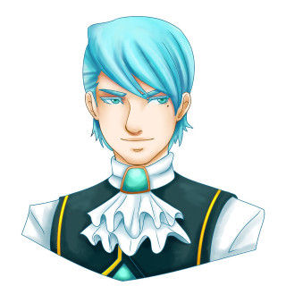 Bluehair blackout portrait cedric seaut - man free wallpaper for tablet