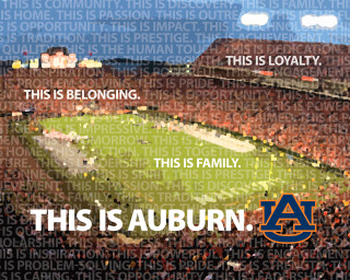Auburn stadium field belonging words - a large field free wallpaper for desktop