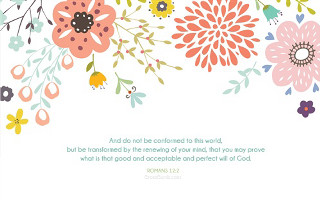Colorful floral card bible verse - a bible verse free wallpaper