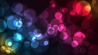 Colorful light bokeh hologram bubble - a colorful light free wallpaper