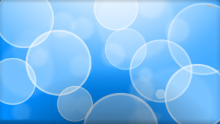 Blue background bubbles different sizes - the edge free wallpaper