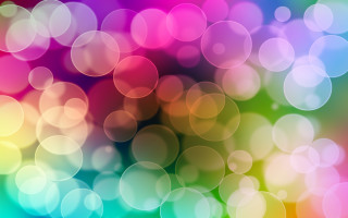 Colorful blurry background circles of - left free wallpaper