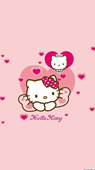 Hello kitty wallpaper hearts heart - object free wallpaper for mobile