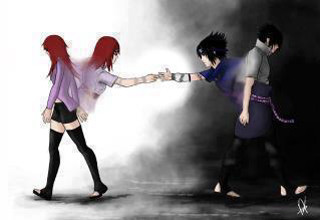 Couple fighting room black white - anime art free wallpaper