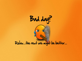 Bad day smiley face pencil - better free wallpaper for desktop