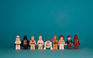 Lego star wars characters lined - edward george handel lucas free wallpaper