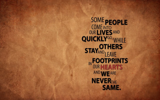 Quote footprints in hearts david - footprint free wallpaper