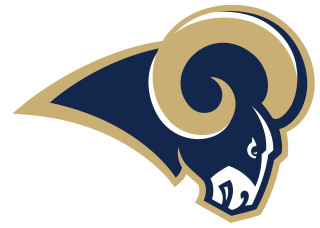 Rams logo white background blue - art fitzpatrick free wallpaper