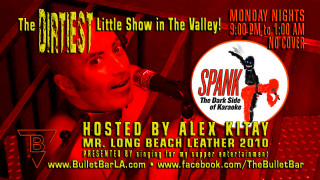 Man microphone red background black - brian alfred free wallpaper