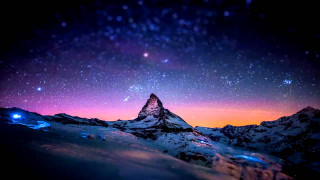 Mountain star filled sky stars - conrad marcarelli free wallpaper