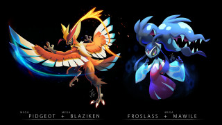 Pidgeot blazen blazeless frost mamile - a couple free wallpaper