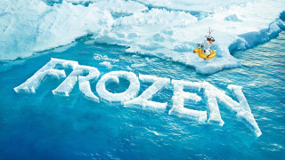 Frozen word water boat man - frozen free wallpaper