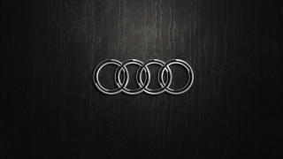 Black background silver audi logo 2 - letterism free wallpaper