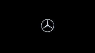 Mercedes logo dark night sky - letterism free wallpaper