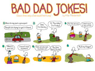Comic man phone bad dadjokes - bad free wallpaper