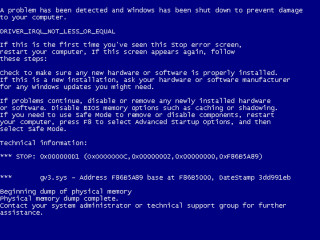 Blue screen message read - a blue screen free wallpaper