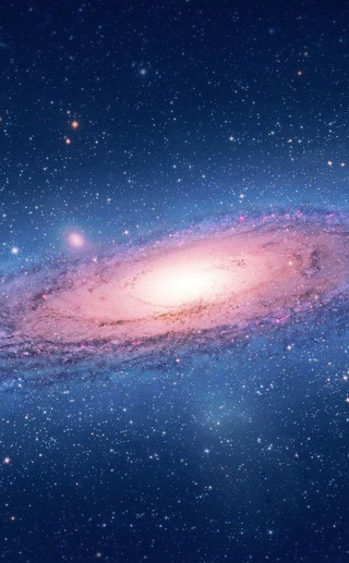 Galaxy starry sky space art - free space wallpaper for mobile