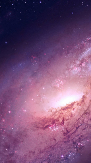 Spiral galaxy bright light stars 3 - bright free wallpaper for mobile