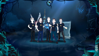 Group people cave light tree - a cave free wallpaper