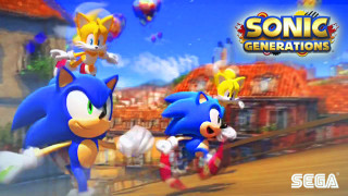 Sonic friends running balloons city - friend free wallpaper