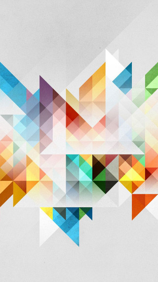 Colorful abstract background triangle pattern 5 - free abstract wallpaper for mobile