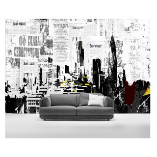 Couch newspaper wall red chair - front of a wall free wallpaper