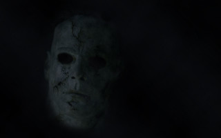 Creepy mask dark light black - a creepy mask free wallpaper