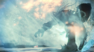 Man white suit cave giant - frostbite 3 engine free wallpaper for desktop