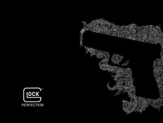 Black white gun pattern dahlov - a pattern free wallpaper for desktop