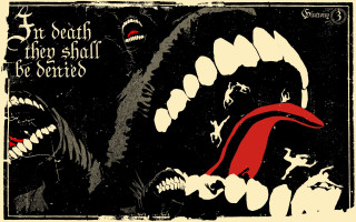 Tooth mouth eldritch gothic poster - tooth free wallpaper