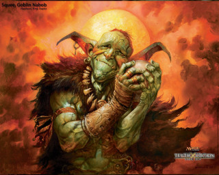 Demon holding hammer demon shoulder - a painting of a demon holding free wallpaper