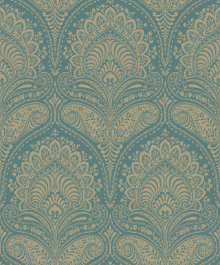 Blue beige leaves flowers lightgreen - a pattern of leaves free wallpaper for mobile