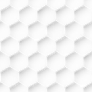 White hexagonal background pattern surface - buckminster fuller free wallpaper